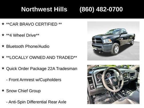 2018 RAM 2500 Tradesman Regular Cab 4x4 8' Box