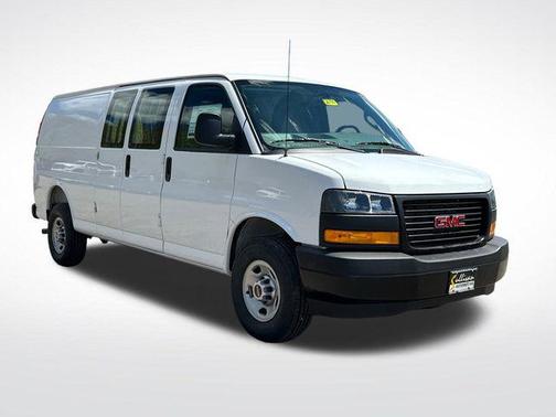 Summit White 2026 GMC Savana 3500 3500 Extended Wheelbase, Work Van, RWD