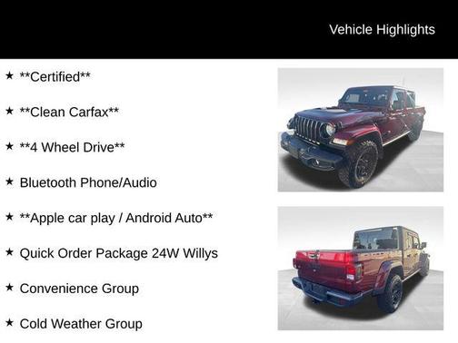 2021 Jeep Gladiator Willys 4x4