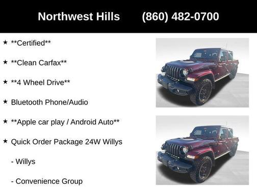 2021 Jeep Gladiator Willys 4x4