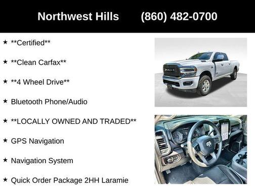2024 RAM 2500 Laramie Crew Cab 4x4 6'4' Box