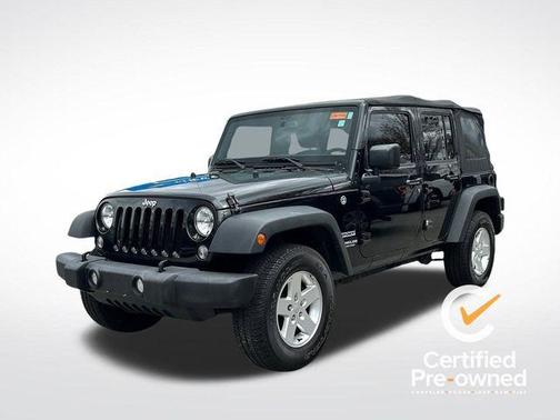 Black Clearcoat 2016 Jeep Wrangler Unlimited Sport