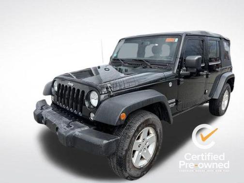 Black Clearcoat 2016 Jeep Wrangler Unlimited Sport
