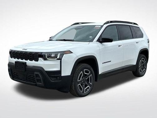 Bright White Clearcoat 2026 Jeep Cherokee Laredo 4x4