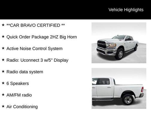 2019 RAM 2500 Big Horn Crew Cab 4x4 6'4' Box