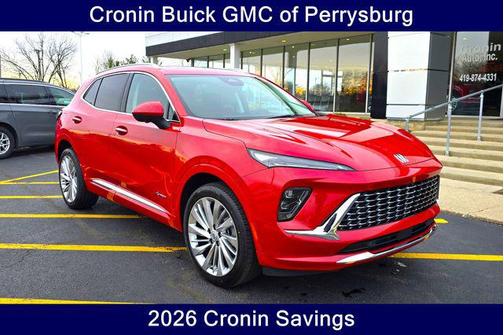 Brilliant Red 2026 Buick Envision Avenir AWD