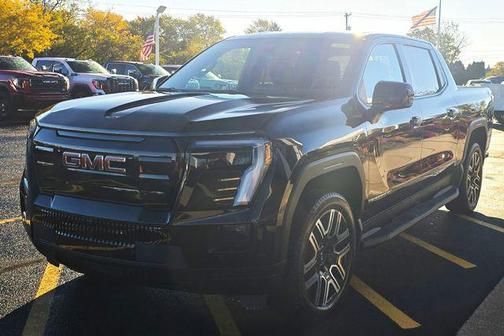 Onyx Black 2026 GMC Sierra EV Standard Range Elevation