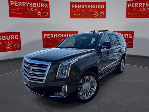 Dark Granite Metallic 2017 Cadillac Escalade Platinum