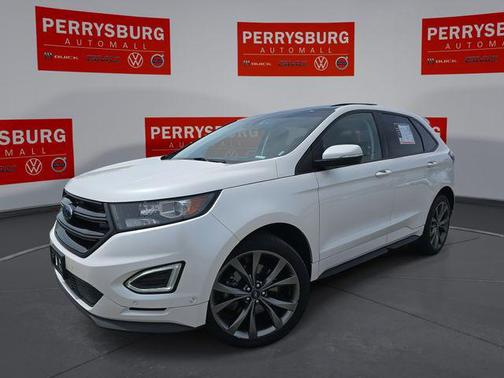 WHITE PLATINUM MET TRI-COAT 2018 Ford Edge Sport