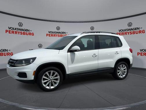 Pure White 2017 Volkswagen Tiguan 2.0T S 4MOTION