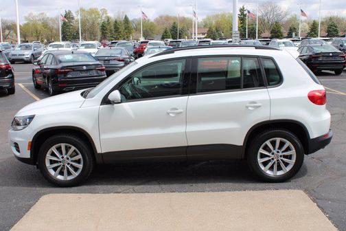 Pure White 2017 Volkswagen Tiguan 2.0T S 4MOTION