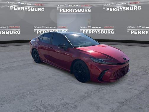 Supersonic Red/Midnight Black Metallic 2025 Toyota Camry XSE