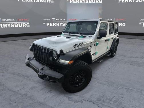 Bright White Clearcoat 2024 Jeep Wrangler Willys