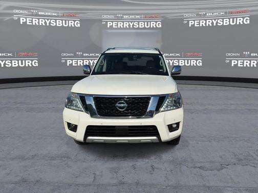 Pearl White 2018 Nissan Armada Platinum