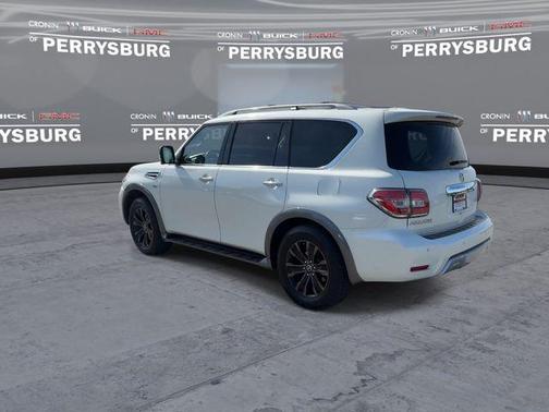 Pearl White 2018 Nissan Armada Platinum