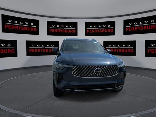 Denim Blue Metallic 2026 Volvo XC90 Plus, B6 AWD Gas (mild hybrid), Gasoline, Bright, 7 Seats