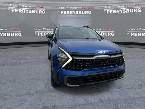 Sapphire Blue 2023 Kia Sportage X-Line