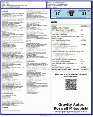 2021 Jeep Wrangler Unlimited Rubicon