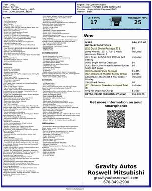 2022 Chrysler Pacifica Touring L