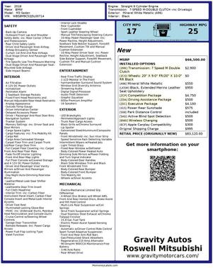 Mineral White Metallic 2018 BMW M3 Base