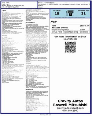 2025 Ford Bronco Big Bend