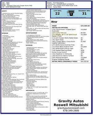 2023 MINI Hardtop John Cooper Works