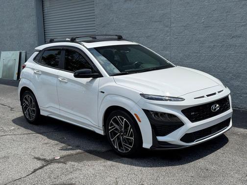 Lunar White 2022 Hyundai KONA N Line