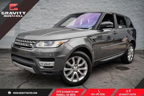 Gray 2016 Land Rover Range Rover Sport Supercharged HSE