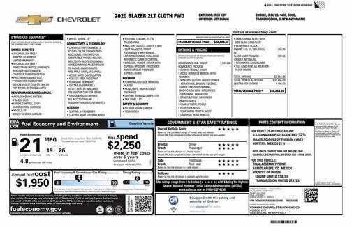 2020 Chevrolet Blazer 2LT