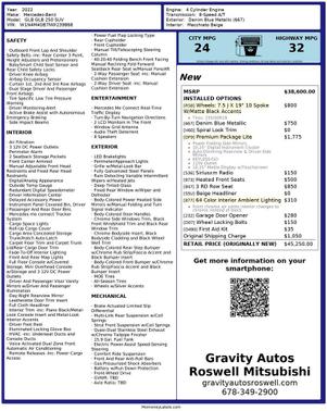 Blue 2022 Mercedes-Benz GLB 250 Base