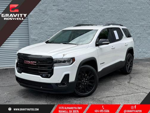 White Frost Tricoat 2023 GMC Acadia FWD SLT