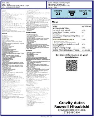 Arctic Gray Metallic 2021 BMW X6 xDrive40i