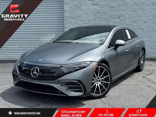 Gray 2023 Mercedes-Benz EQS 450 4MATIC