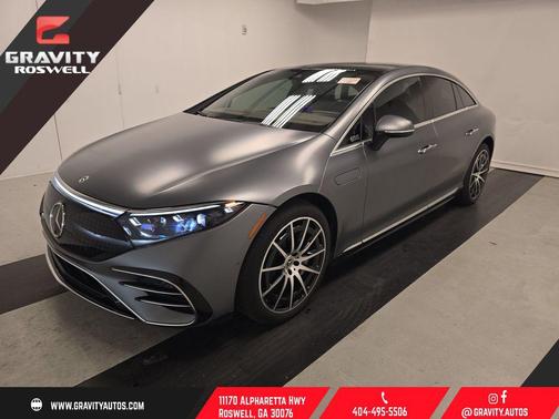 Gray 2023 Mercedes-Benz EQS 450 4MATIC