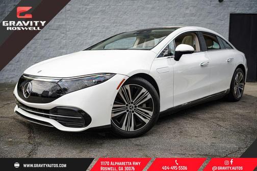 White 2023 Mercedes-Benz EQS 450 4MATIC