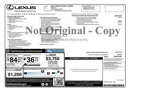 2024 Lexus NX 450h+ F SPORT Handling