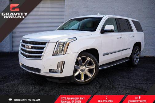 Crystal White Tricoat 2016 Cadillac Escalade Luxury
