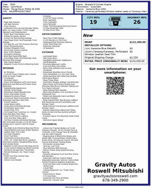 2025 Land Rover Range Rover P550e SE