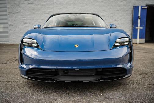 Blue 2021 Porsche Taycan 4S