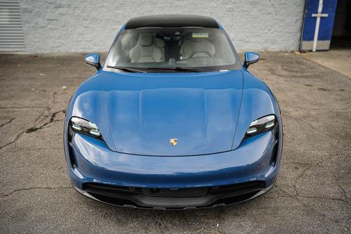 Blue 2021 Porsche Taycan 4S