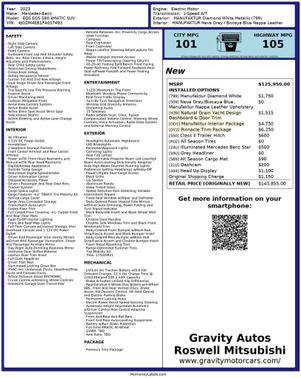 White 2023 Mercedes-Benz EQS 580 4MATIC