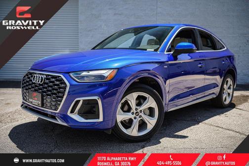 Ultra Blue Metallic 2023 Audi Q5 45 S line Premium Plus