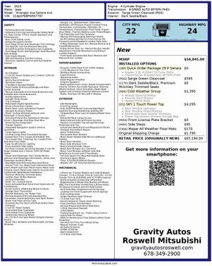 2023 Jeep Wrangler 4xe Sahara