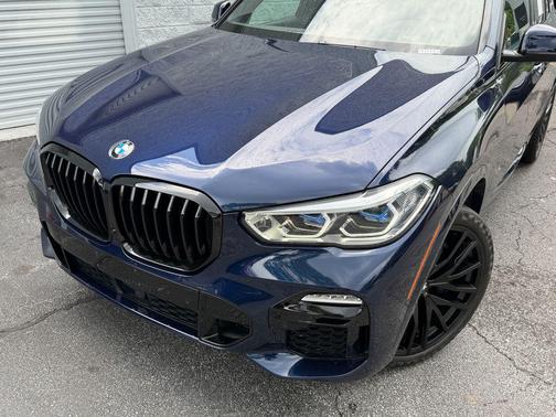 Blue 2021 BMW X5 M50i