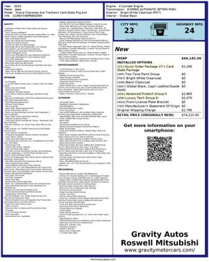 2023 Jeep Grand Cherokee 4xe Trailhawk Carb State Pkg