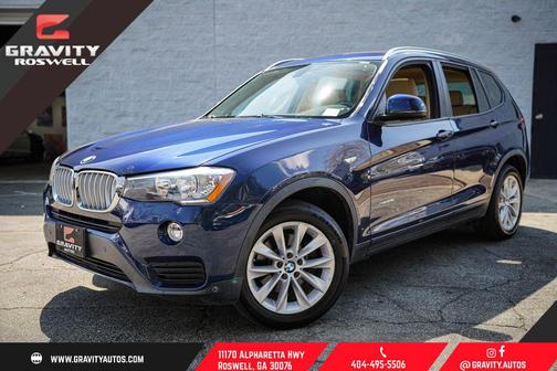 Deep Sea Blue Metallic 2017 BMW X3 xDrive28i