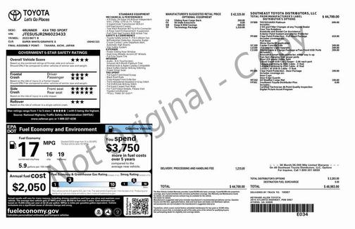 2022 Toyota 4Runner TRD Sport