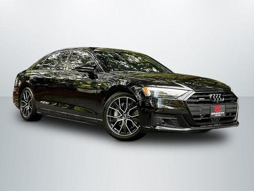 Mythos Black Metallic 2021 Audi A8 L 55