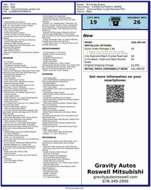 2017 Jeep Grand Cherokee Laredo