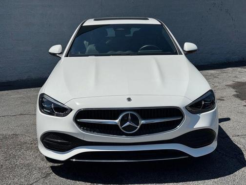 Polar White 2023 Mercedes-Benz C-Class Sedan